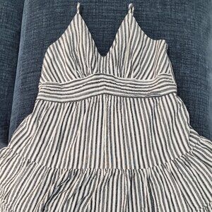 Striped black n white dress